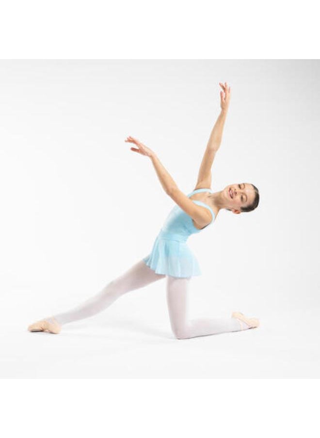 STAREVER Girls' Voile Ballet Skirt - Sky Blue  - Image 4