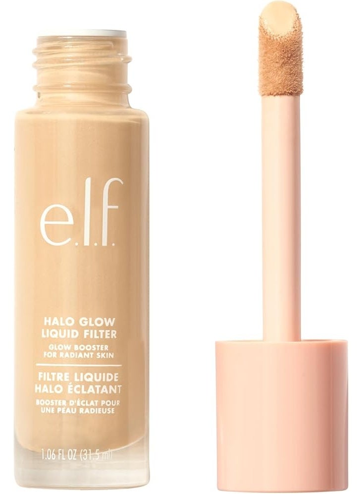 elf e.l.f. Halo Glow Liquid Filter, Complexion Booster For A Glowing, Soft Focus Look, Infused With Hyaluronic Acid, Vegan & Cruelty-Free, 0.5 Fair