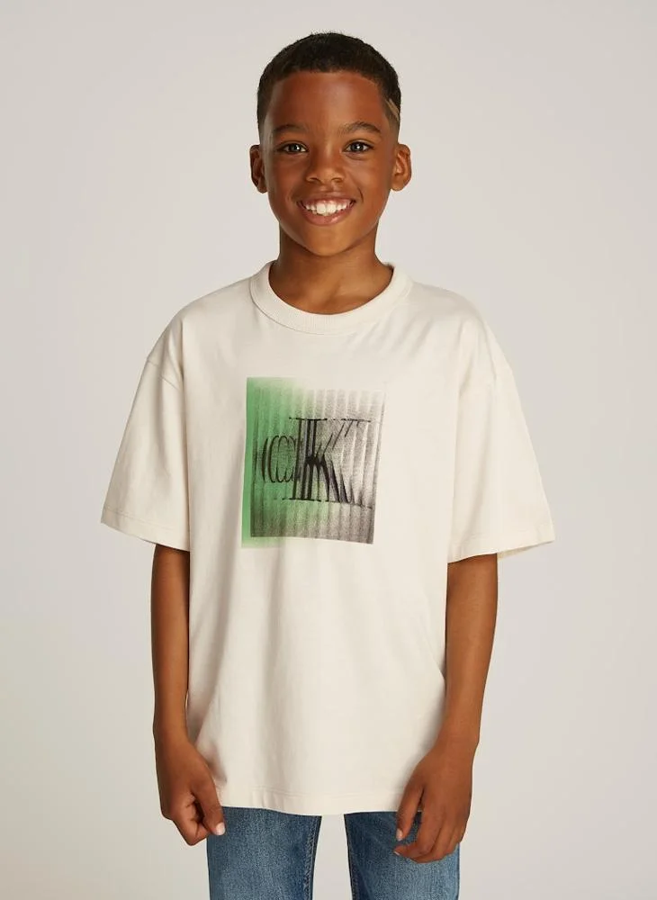 كالفن كلاين جينز Kids Essential Logo T-Shirt