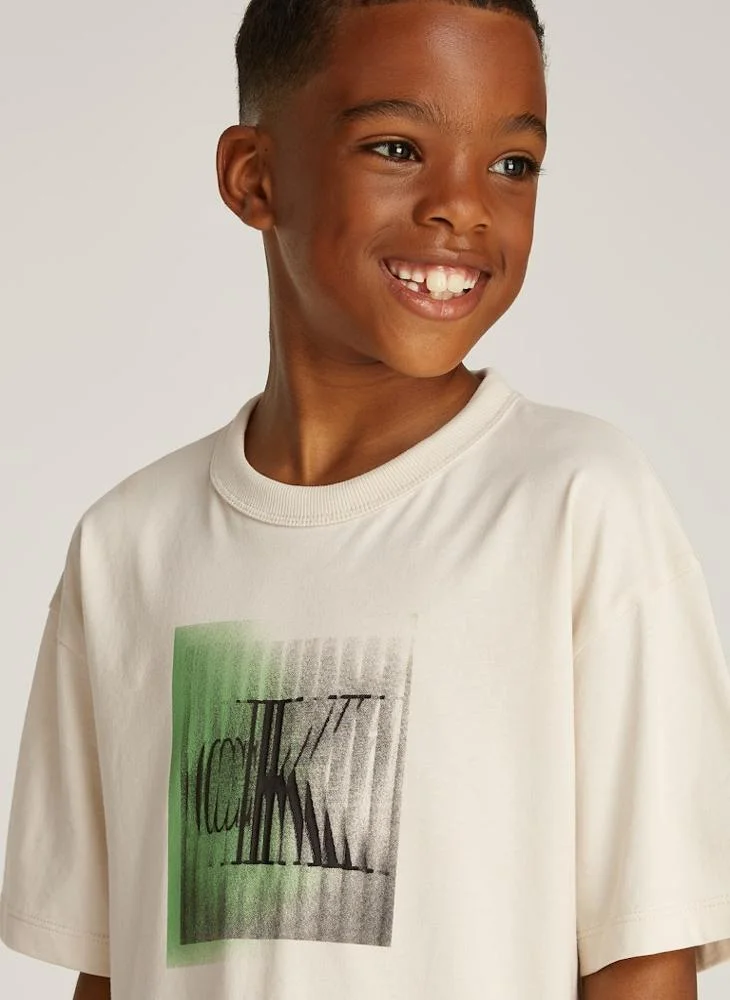 كالفن كلاين جينز Kids Essential Logo T-Shirt