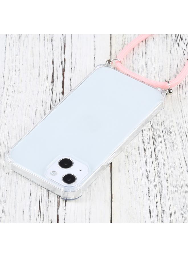 Zaboon Case For iPhone 13 mini Four-corner Shockproof Transparent TPU Protective Case with Lanyard - Image 4