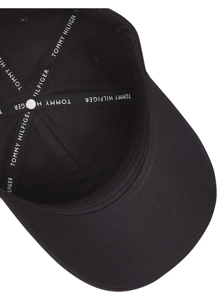 تومي هيلفيغر Logo Detailed Curved Peak Cap