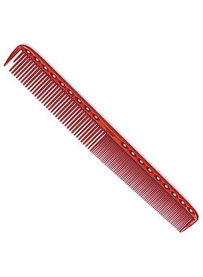 YS PARK 335 Fine Cutting Comb (Extra Long) Red - Image 1