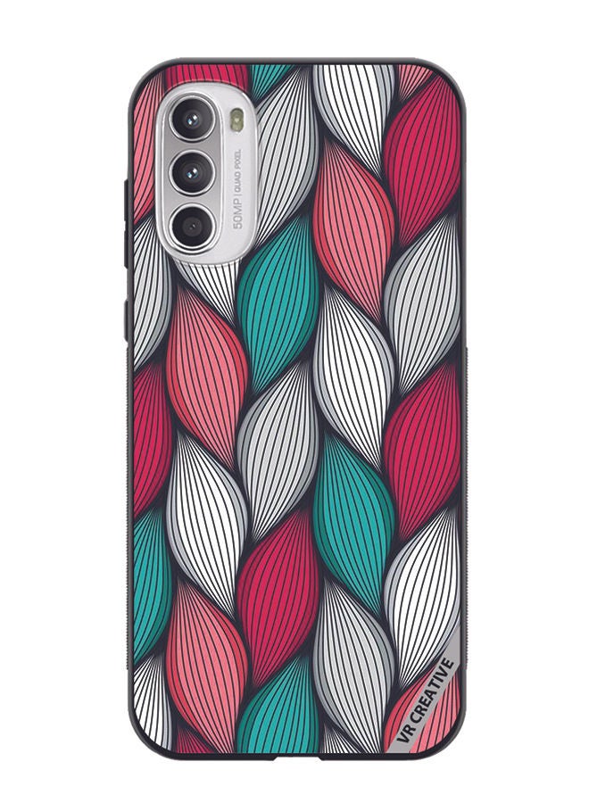 VR CREATIVE Protective Case Cover For Motorola Moto G82 Abstract Design Multicolour - Image 1