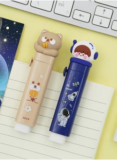 Y&D Eraser Cute Retractable Rubber, with Refills, Cat Paw Erasers, Sliding for Fun Party Favor and Kids Students Writing Office School Supplies 4 Pcs  - Image 5