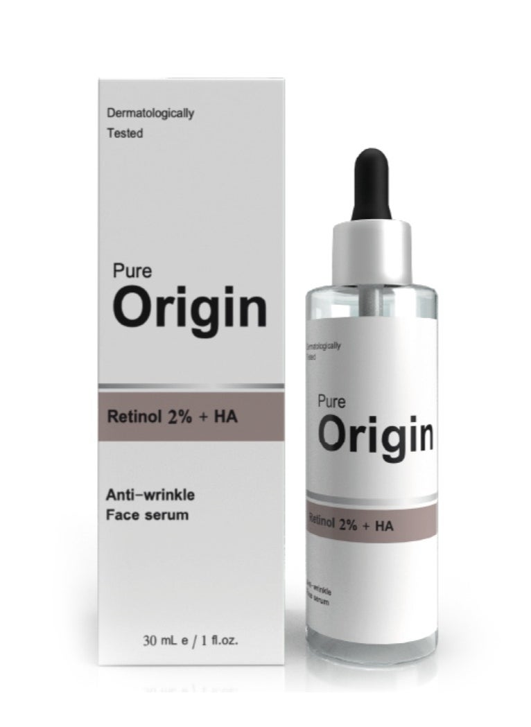 Pure Original - Pure Origin Retinol 2% + HA Serum 30ml - Image 1