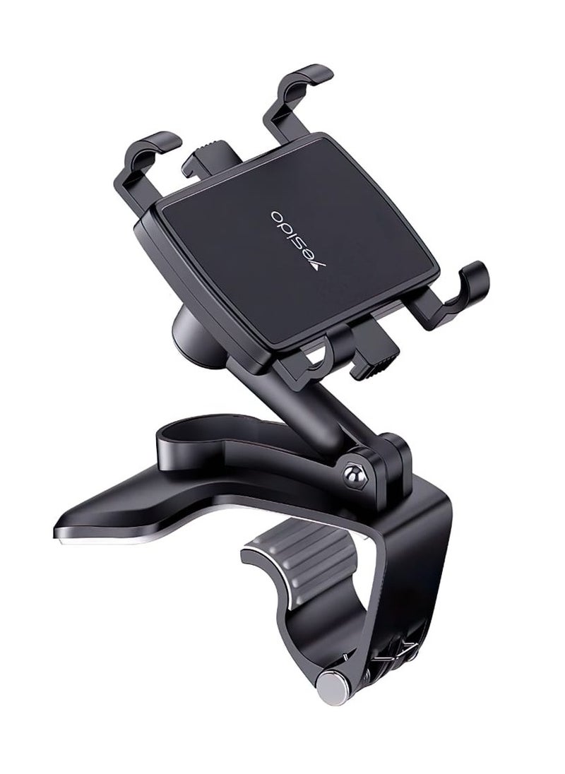 Yesido Dashboard Holder 900° Rotation Multifunctional Mobile Phone Car Holder  - Image 1