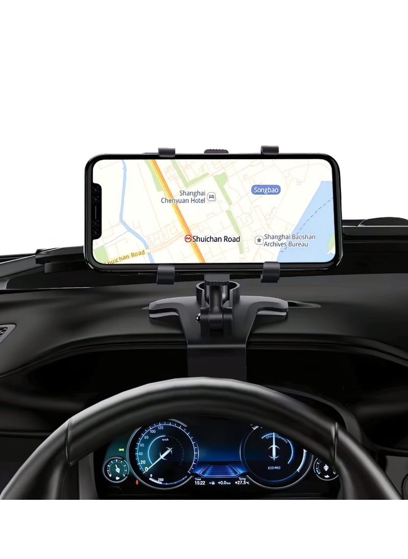 Yesido Dashboard Holder 900° Rotation Multifunctional Mobile Phone Car Holder  - Image 5