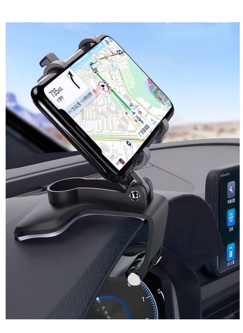 Yesido Dashboard Holder 900° Rotation Multifunctional Mobile Phone Car Holder  - Image 3