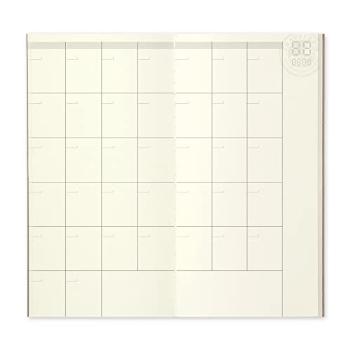 Designphil 1 X Midori Traveler's Notebook (Refill 017) Monthly Diary - Image 4