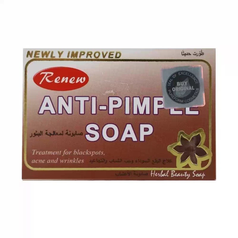 Renew Anti Pimple Soap Treatment For Blackspots, Acne And Wrinkles- 135gms - Image 1