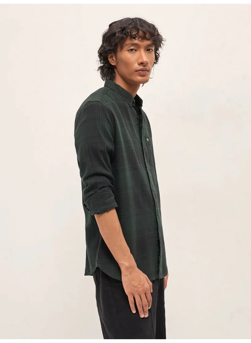 THE BEAR HOUSE Men’s Long Sleeve Shirt – Classic, Comfortable and Stylish Essential for Work, Travel or Casual Outings