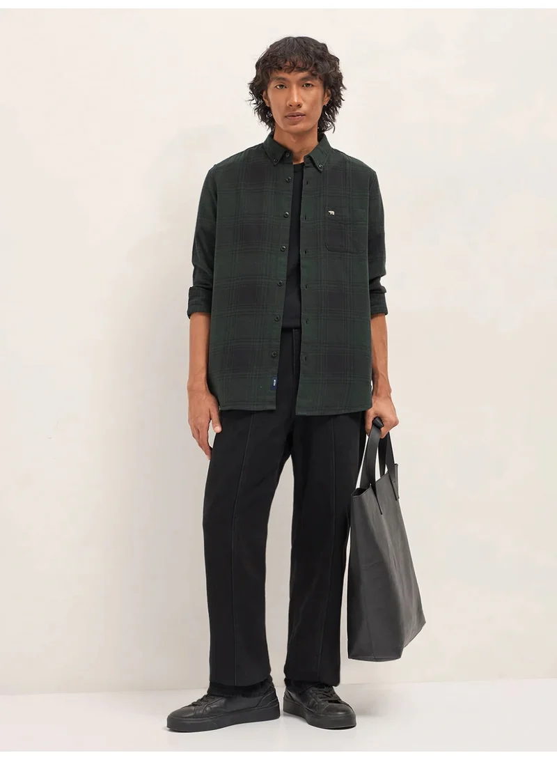 THE BEAR HOUSE Men’s Long Sleeve Shirt – Classic, Comfortable and Stylish Essential for Work, Travel or Casual Outings