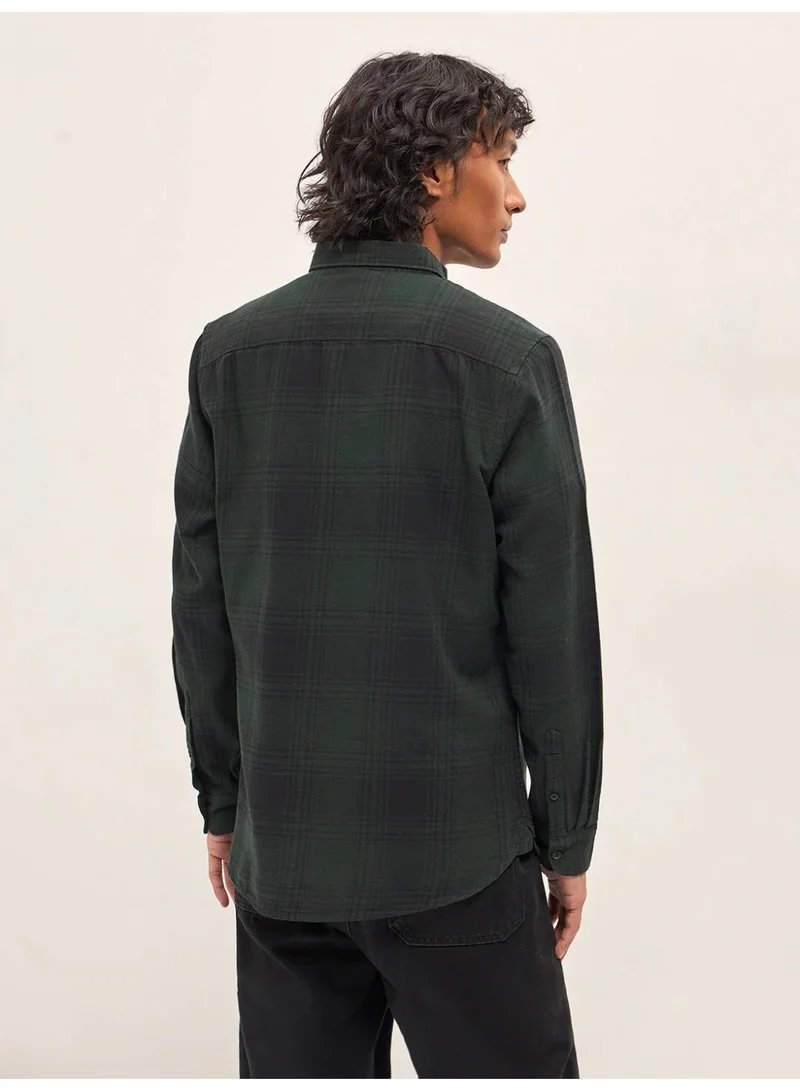 THE BEAR HOUSE  Men’s Long Sleeve Shirt – Classic, Comfortable and Stylish Essential for Work, Travel or Casual Outings for Men | Best Price UAE