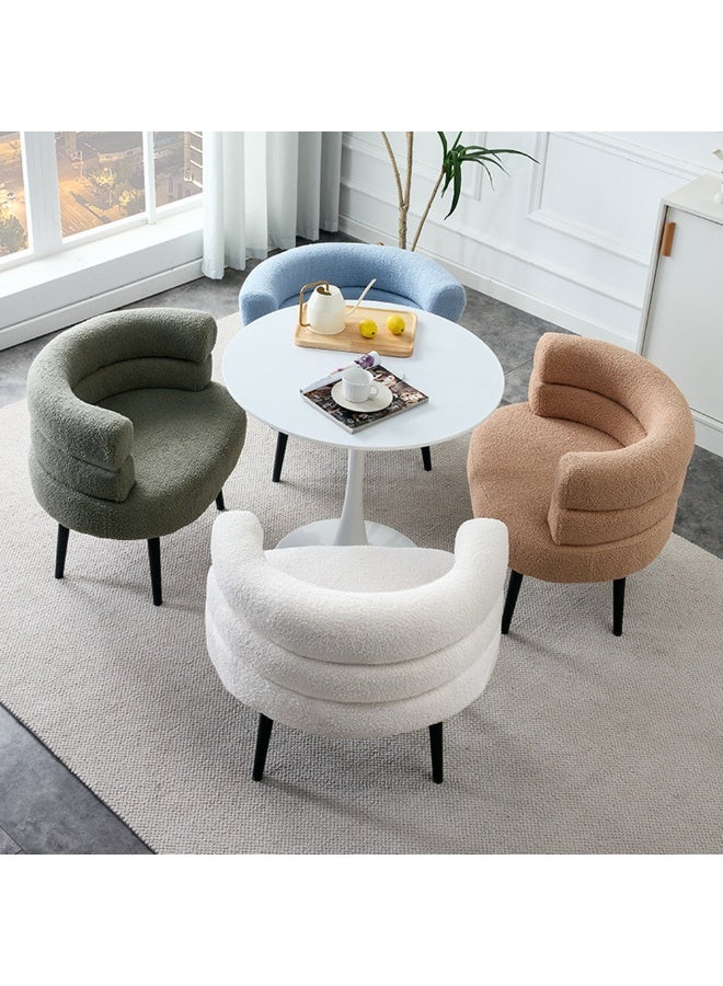 HXDream Fabric dressing chair,Bedroom armchair,Modern fabric lounge chair, Suitable for bedroom, living room, study room - Image 5