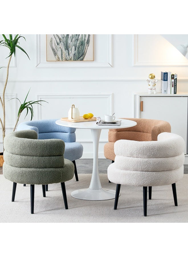 HXDream Fabric dressing chair,Bedroom armchair,Modern fabric lounge chair, Suitable for bedroom, living room, study room - Image 3