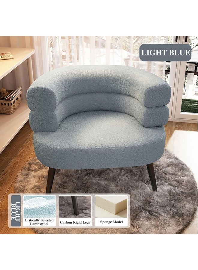 HXDream Fabric dressing chair,Bedroom armchair,Modern fabric lounge chair, Suitable for bedroom, living room, study room - Image 2