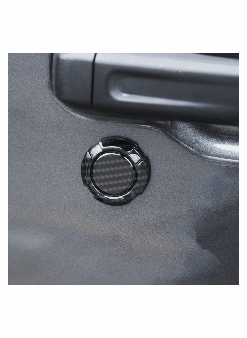 Y&D 3 Pack Exterior Trim Kit Door Lock Cover Accessories Carbon Fiber Finish for 2018-2022 JL JLU & 2020-2022 Gladiator JT  - Image 5