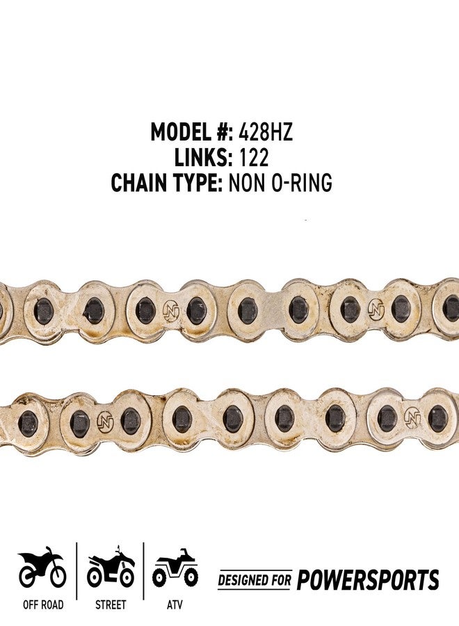 NICHE 428 Drive Chain 122 Links Standard Non O-Ring with Connecting Master Link - Image 4