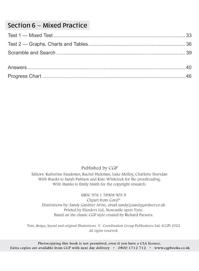 Coordination Group Publications Ltd (CGP) New KS2 Year 5 Science 10-Minute Tests - Image 4