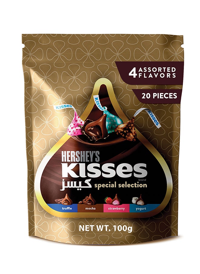 Hershey's Kisses Special Selection 4 Flavours 100g  - Image 1