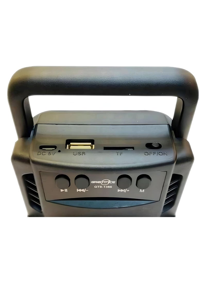 Portable Wireless Bluetooth Speaker GTS-1360 Support USB, Micro SD