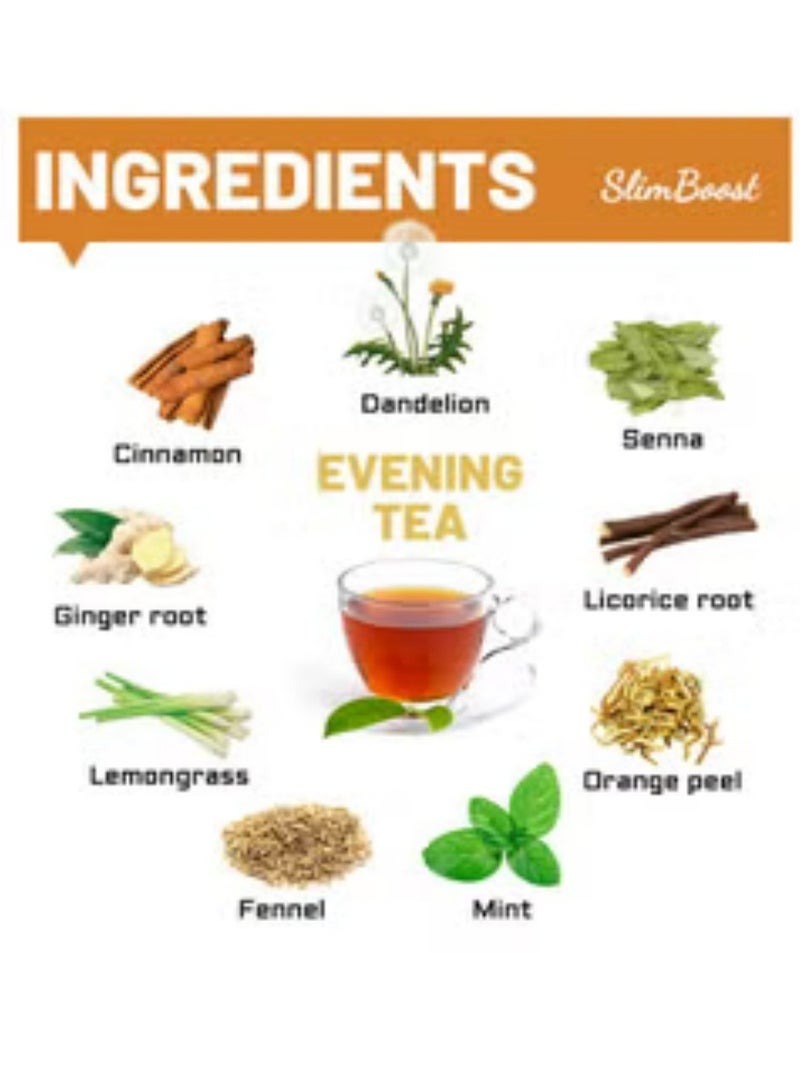 Daynee Keto detoxification tea has weight loss benefits, Morning tea 14 days, evening tea 14 days, fat burning tea  - Image 2