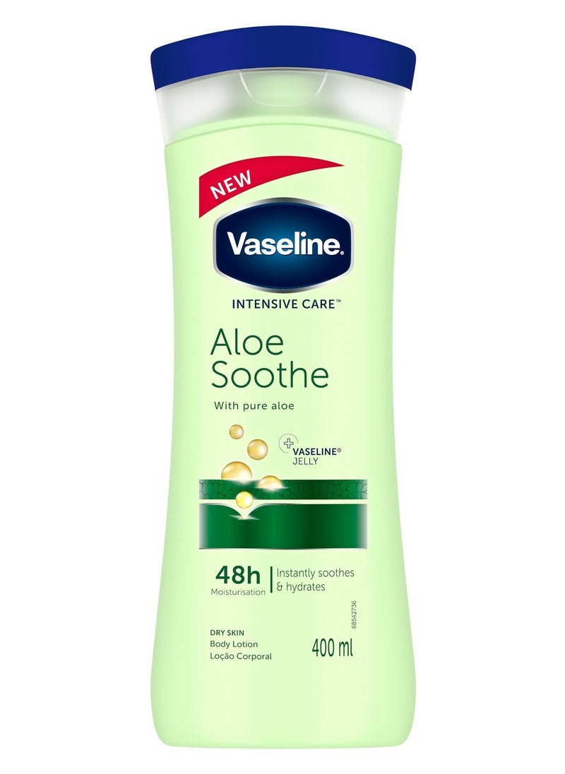 Vaseline Intensive Care Aloe Soothe 48H Moisturisation - Body Lotion - 400ml 
