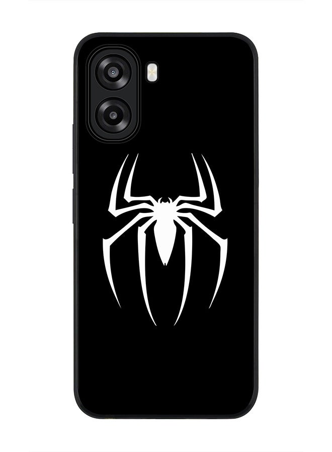 Stylizedd For Oppo A6x 5G / A6x 4G Case,Slim fit Camera Protection, Shockproof Thin Phone cover  - Spidermark (Black) - Image 1