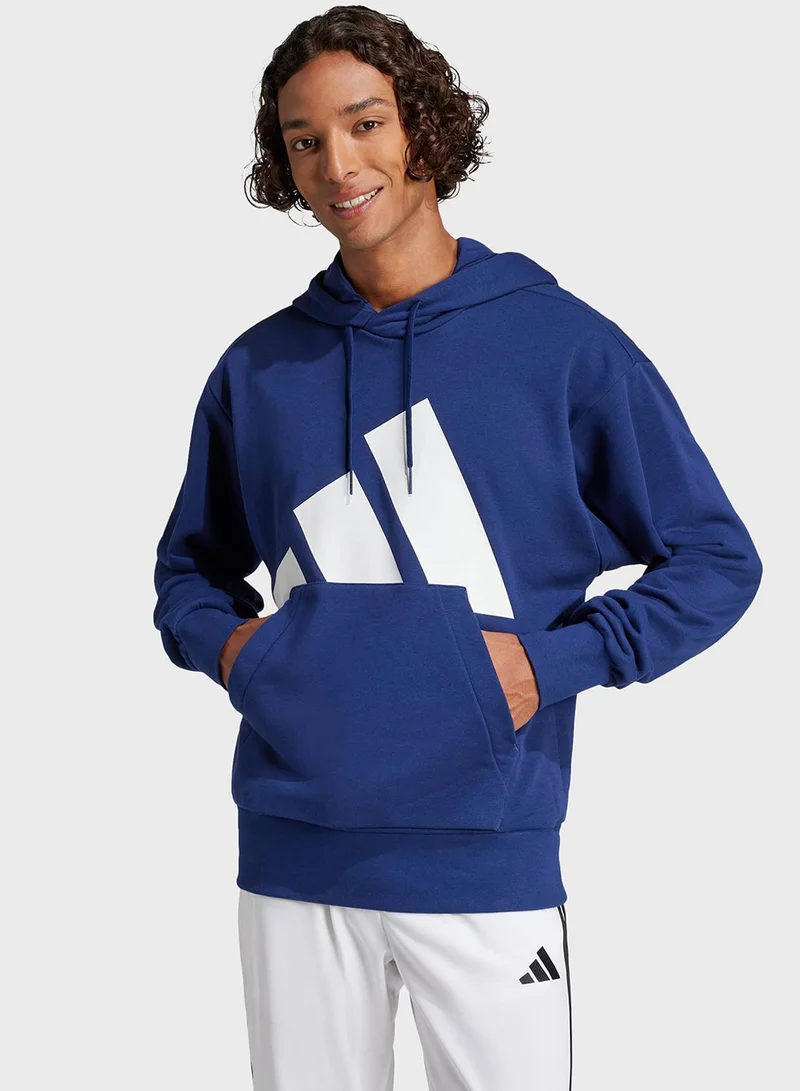 Adidas Essential Big Logo French Terry Hoodie