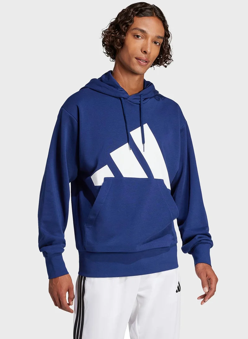 Adidas  Essential Big Logo French Terry Hoodie for Men | Best Price UAE