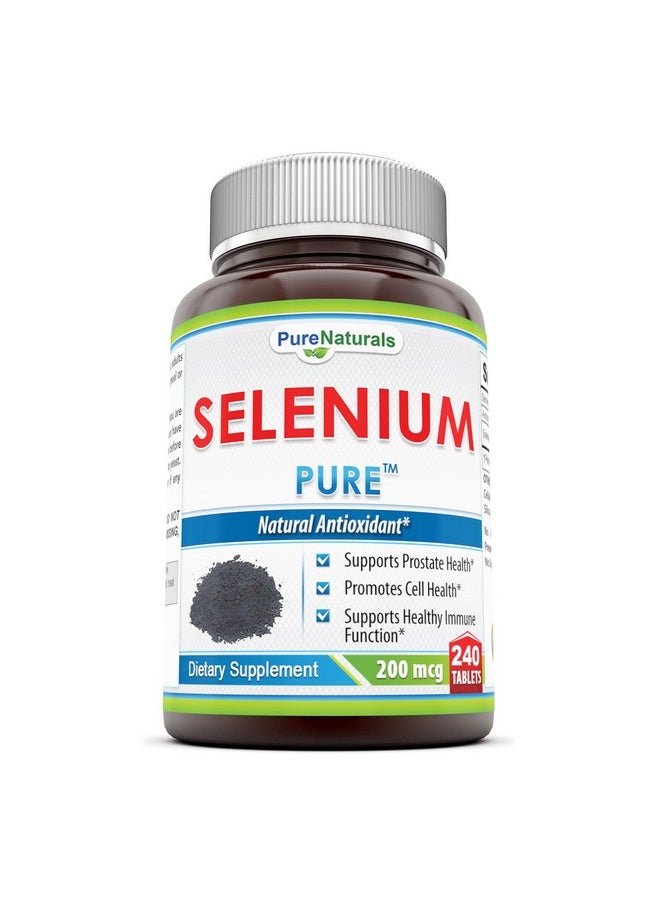 Pure Naturals Selenium Tablets 200 Mcg 240 Count  - Image 1
