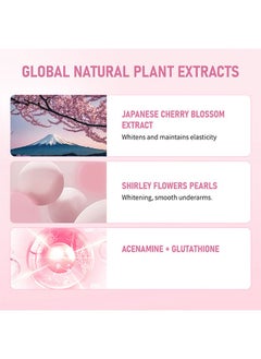 SAKURA Gluta Brightening Underarm Cream, Sakura Underarm Whitening Pearl Capsule, Brightening Booster Sakura Pearl Capsules,  Sakura Gluta Brightening Underarm Cream  - Image 3
