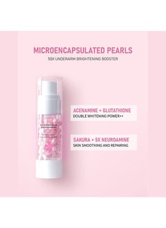 SAKURA Gluta Brightening Underarm Cream, Sakura Underarm Whitening Pearl Capsule, Brightening Booster Sakura Pearl Capsules,  Sakura Gluta Brightening Underarm Cream  - Image 2