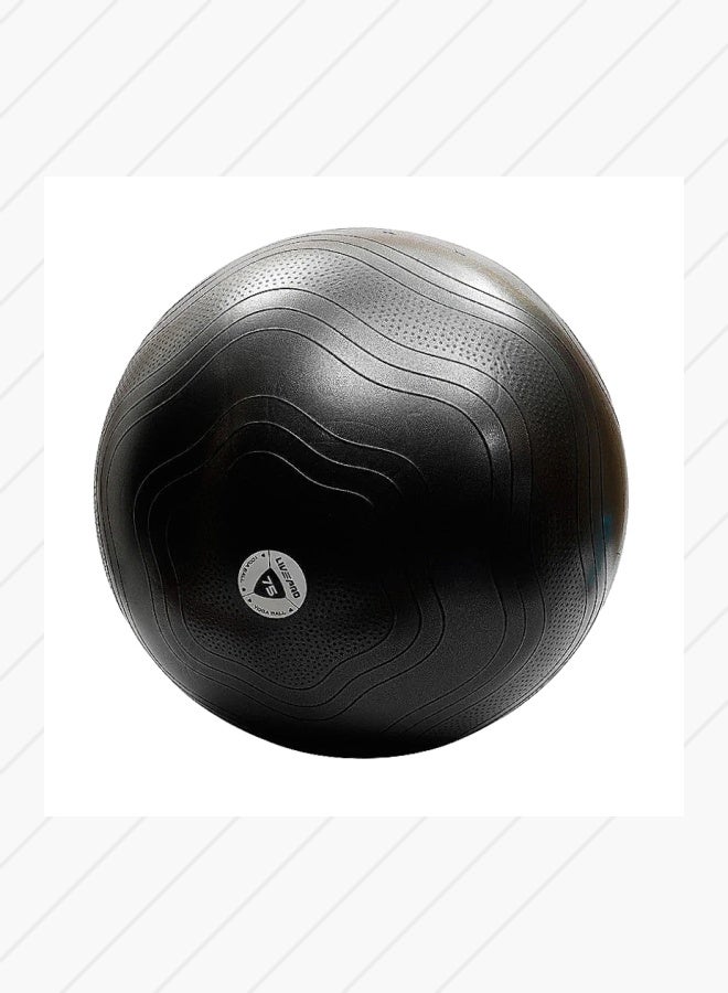 Livepro LP8201-75 Anti-Burst Core-Fit Exercise Ball, 75 cm, Black - Image 4