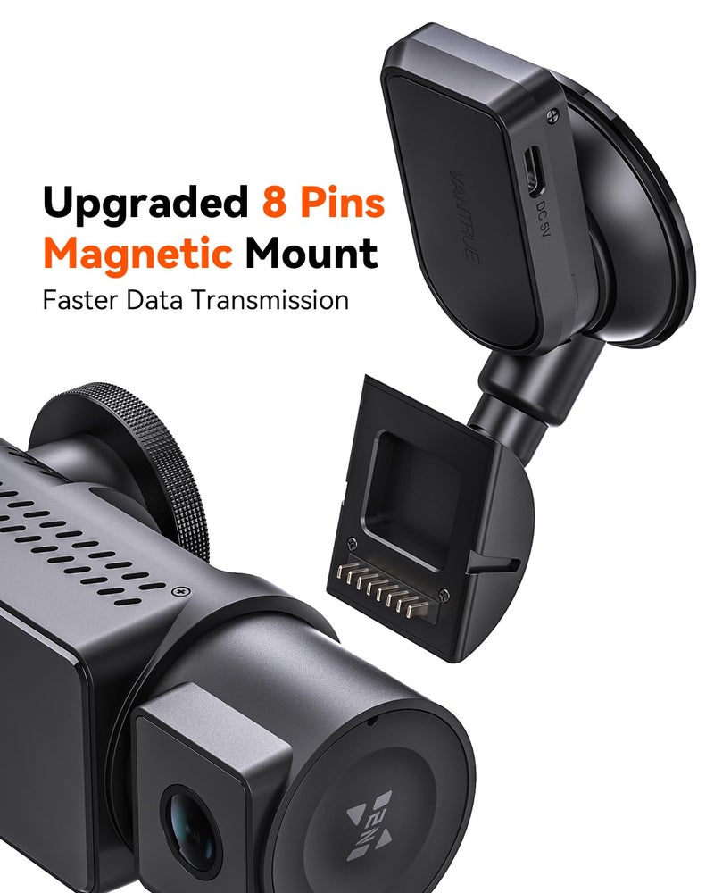 VANTRUE N2X, N4 Pro S, N5S, N4S Dash Cam GPS Receiver Module Type C USB Port Suction Cup Mount for Windows and Mac - Image 2