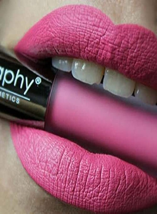 BODYOGRAPHY: Matte Lip Lava Liquid Lipstick (Candy): Bright Pink Salon Makeup Long-Wearing Lipstick with Soft Opaque Finish | Vegan, Gluten-Free, Cruelty-Free, Paraben-Free - Image 2