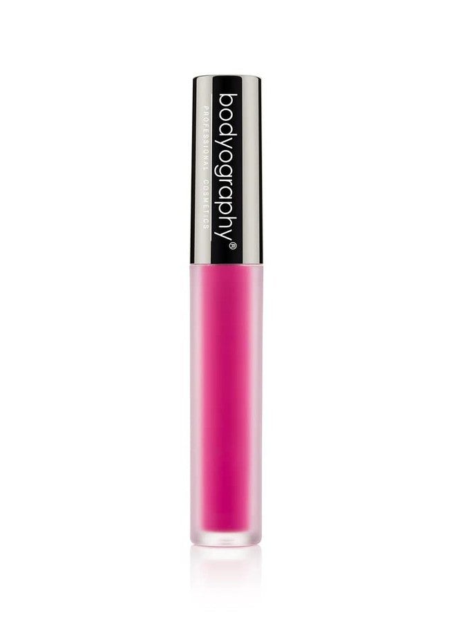 BODYOGRAPHY: Matte Lip Lava Liquid Lipstick (Candy): Bright Pink Salon Makeup Long-Wearing Lipstick with Soft Opaque Finish | Vegan, Gluten-Free, Cruelty-Free, Paraben-Free - Image 1