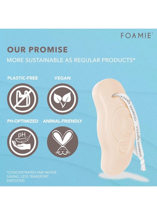 FOAMIE Coconut Shampoo Bar for Normal Hair - Image 2