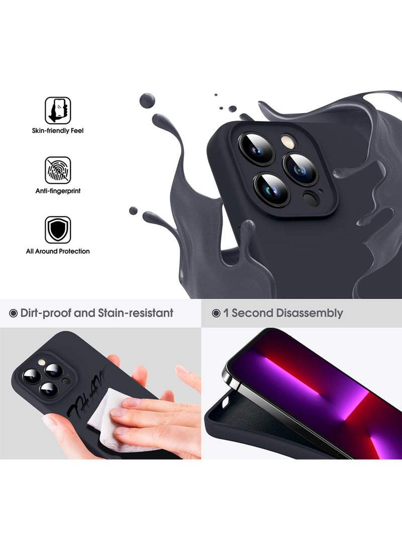 WRISTWISE Case Cover for iPhone 13 Pro Max - [Camera All-Round Protection] [Soft Microfiber Lining Anti-Scratch] Shockproof Phone Case Cover, Black - Image 3