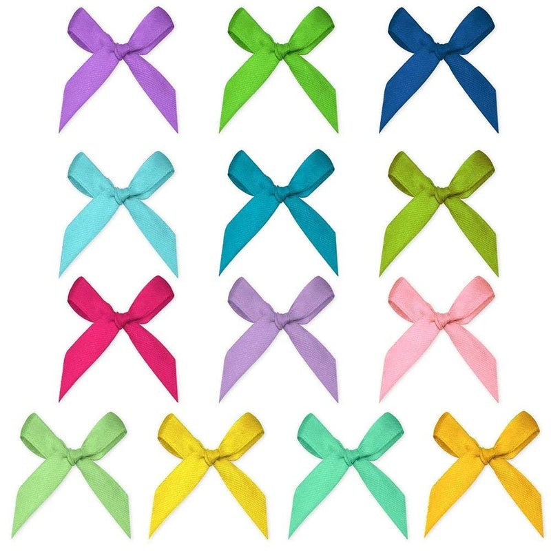 Diy Crafts 13518 Satin Grosgrain Ribbon, Fabric Ribbons for Crafts - Total 325 Yards, 3/8" X 25 Yards 13 Colors, #1, Pack of 25 Yards (Multicolor) - Image 3