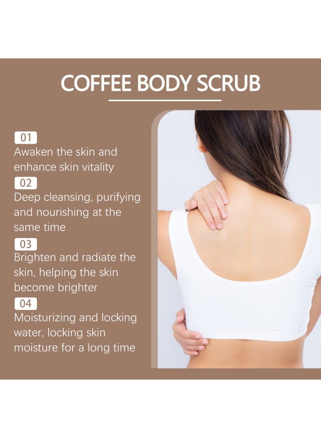 القمر الغربي West Month Coffee Body Scrub يُنظف البشرة بلطف، يُقشر، يُنعم، يُجدد، يُنعش ويُرطب - Image 4