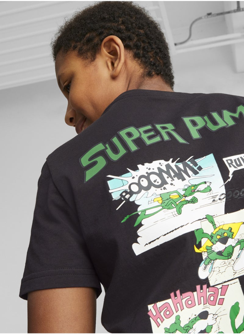 PUMA Classics Super Kids Boys T-Shirt Youth  - Image 3