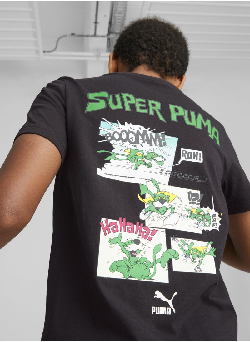 PUMA Classics Super Kids Boys T-Shirt Youth  - Image 4