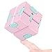 WUQID Infinitycube Fidget Toy Stress Relieving Fidgeting Game for Kids and AdultsCute PocketSized Unique Gadget for Anxiety Relief and Kill Time Macaron Pink - Image 3