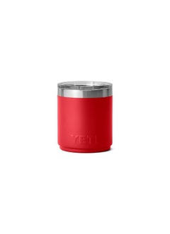 YETI YETI Rambler 10 oz Stackable Lowball 2.0, Vacuum Insulated, Stainless Steel with MagSlider Lid, Rescue Red  - Image 4