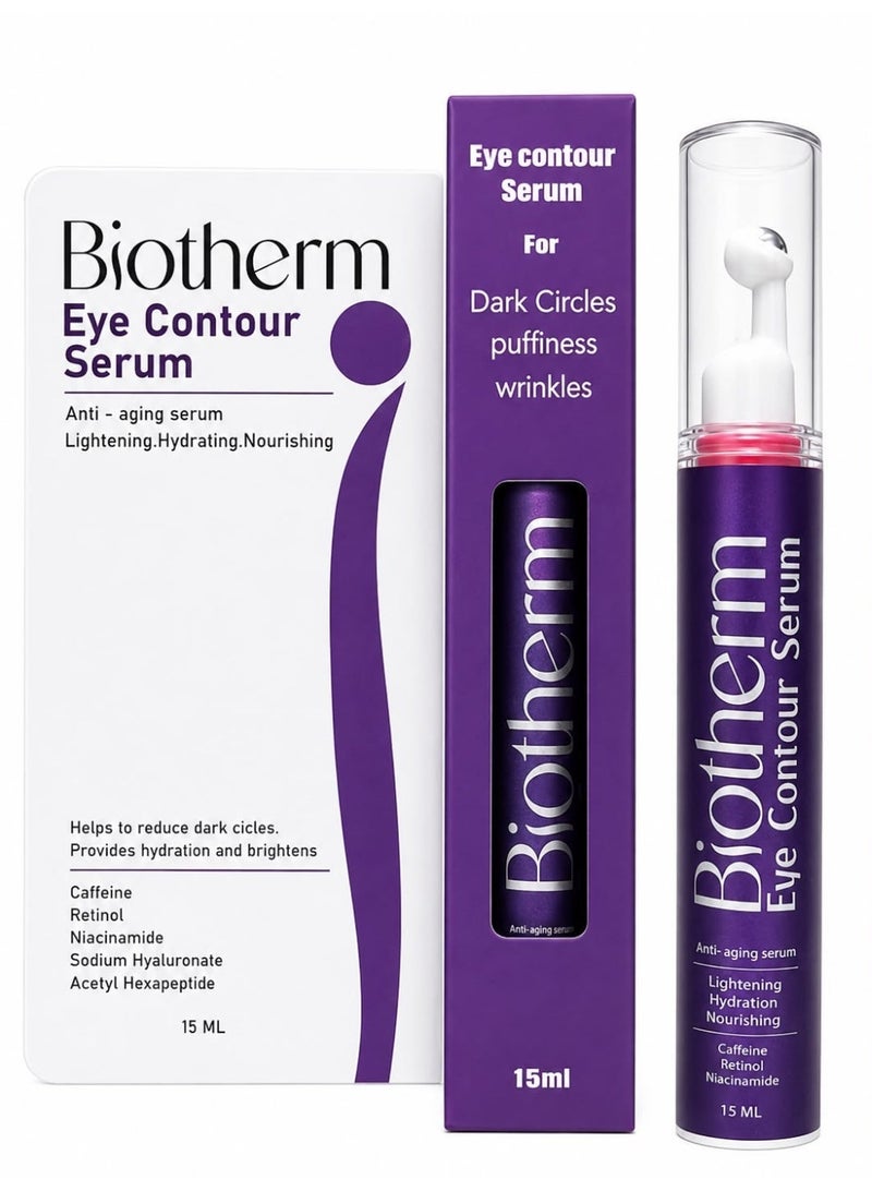 Biotherm Eye Contour Anti-Aging Serum for Dark Circles and Wrinkles - 15ml - Image 1