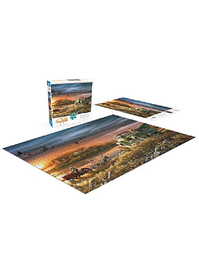 Buffalo Games Terry Redlin Patiently Waiting 1000 Piece Jigsaw Puzzle - Image 4