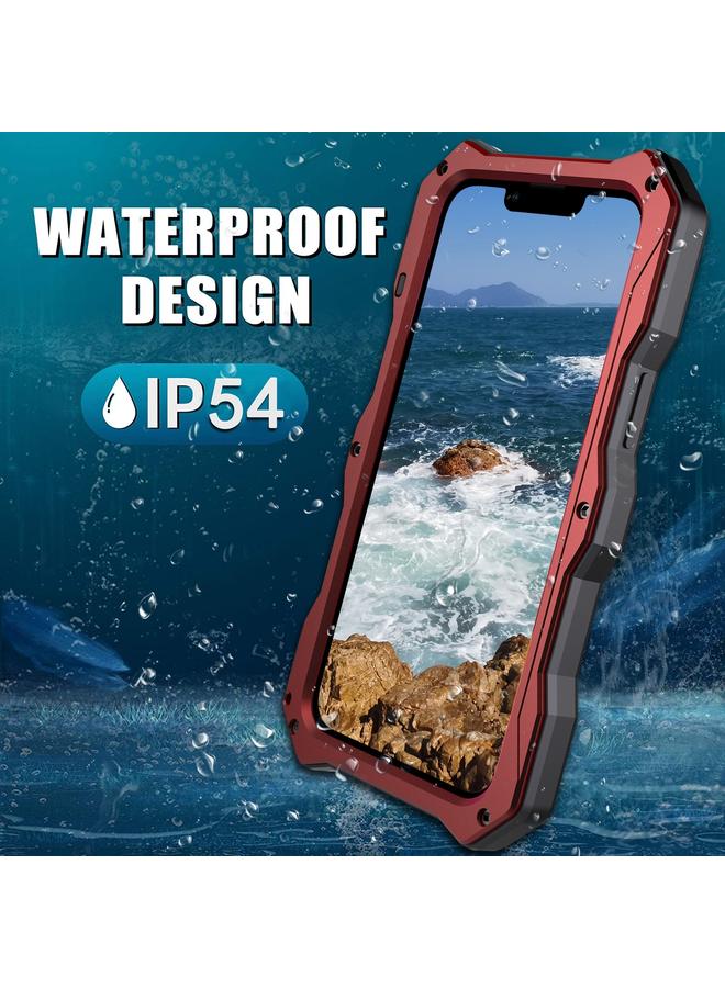 زبون حافظة لهاتف iPhone 13 Camshield مقاومة للصدمات ومقاومة للماء والغبار مع حامل معدني - Image 5