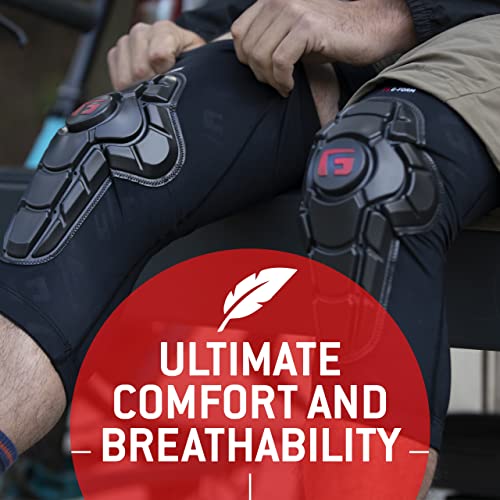 G-Form حراس الركبة G-Form Pro-X3 لدراجات الجبال - حراس ركبة للدراجين الرياضيين - كم ضغط للركبة لركوب الدراجات الجبلية والمزيد - وسادات حماية لدعم الركبة - أسود، حجم متوسط للبالغين - Image 4